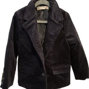 Hope & Henry Kids Corduroy Blazer - Black